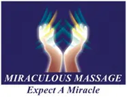 A picture of hands with the words " miraculous massage expect a miracle ".